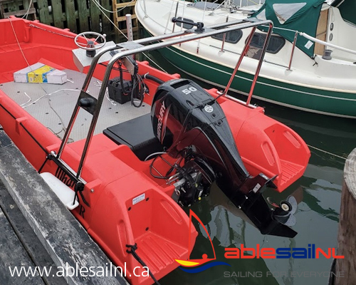 Able Sail NL coach boat at RNYC dock